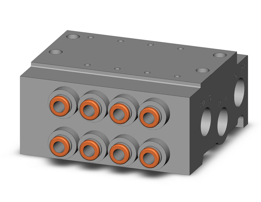 VV5QZ15-04N1TC VQZ1000 Base Mounted Manifold
