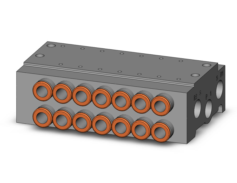 VV5QZ15-07N7TC VQZ1000 Base Mounted Manifold