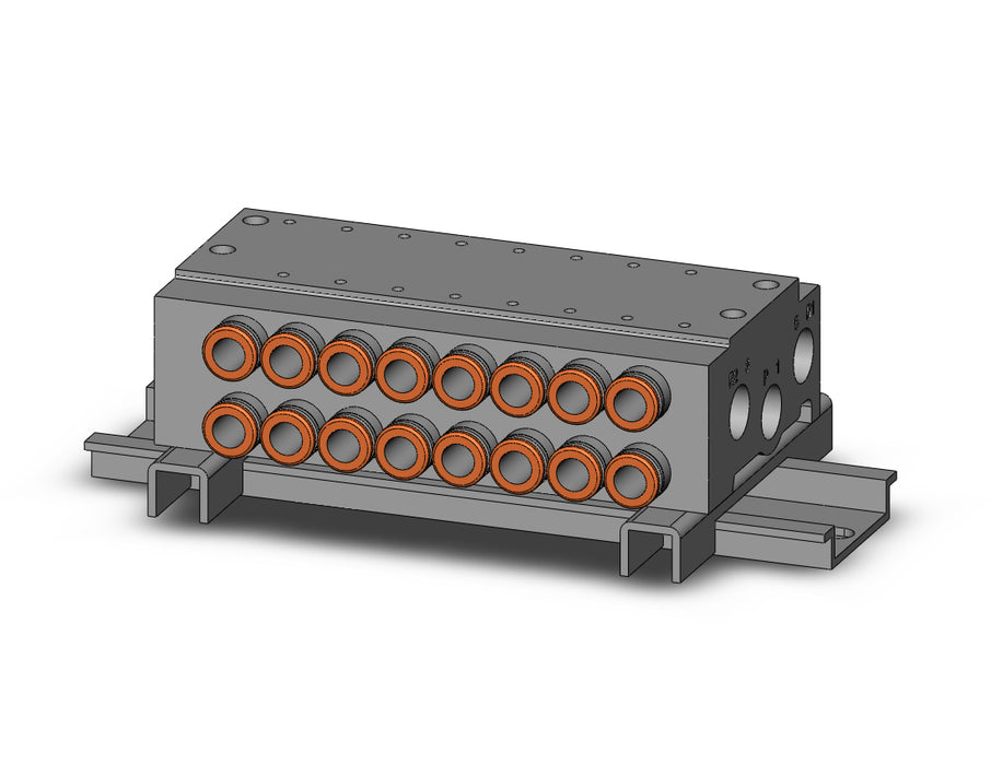 VV5QZ15-08C6C-D0 VQZ1000 Base Mounted Manifold