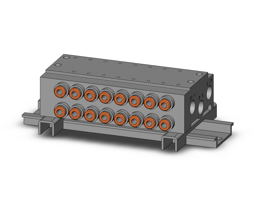 VV5QZ15-08N3TC-D0 VQZ1000 Base Mounted Manifold