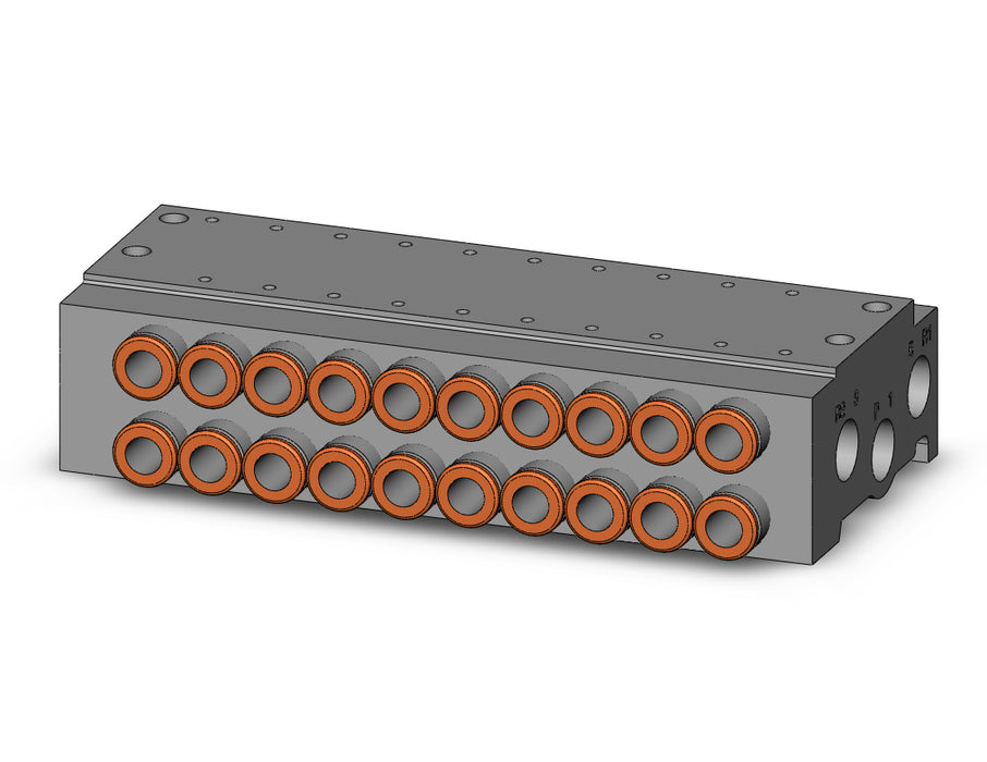 VV5QZ15-10N7TC VQZ1000 Base Mounted Manifold