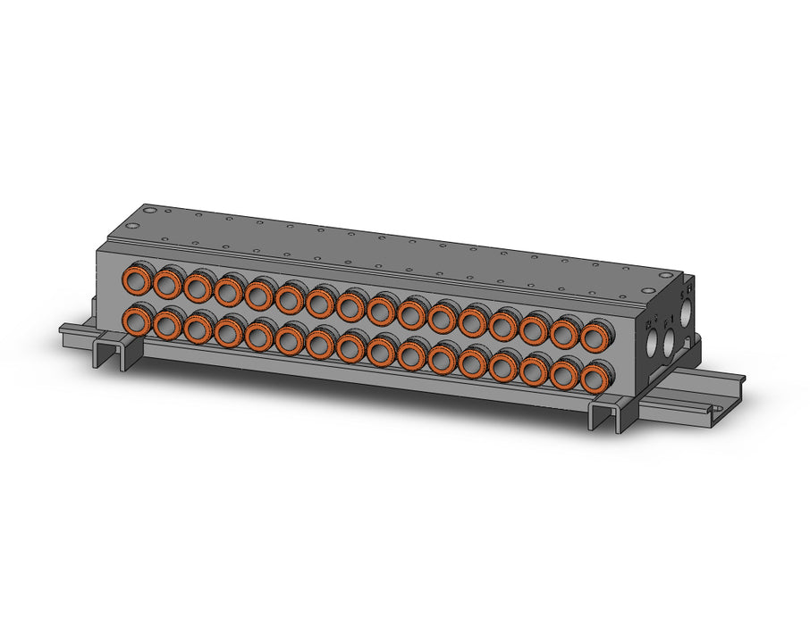 VV5QZ15-16C6C-D VQZ1000 Base Mounted Manifold