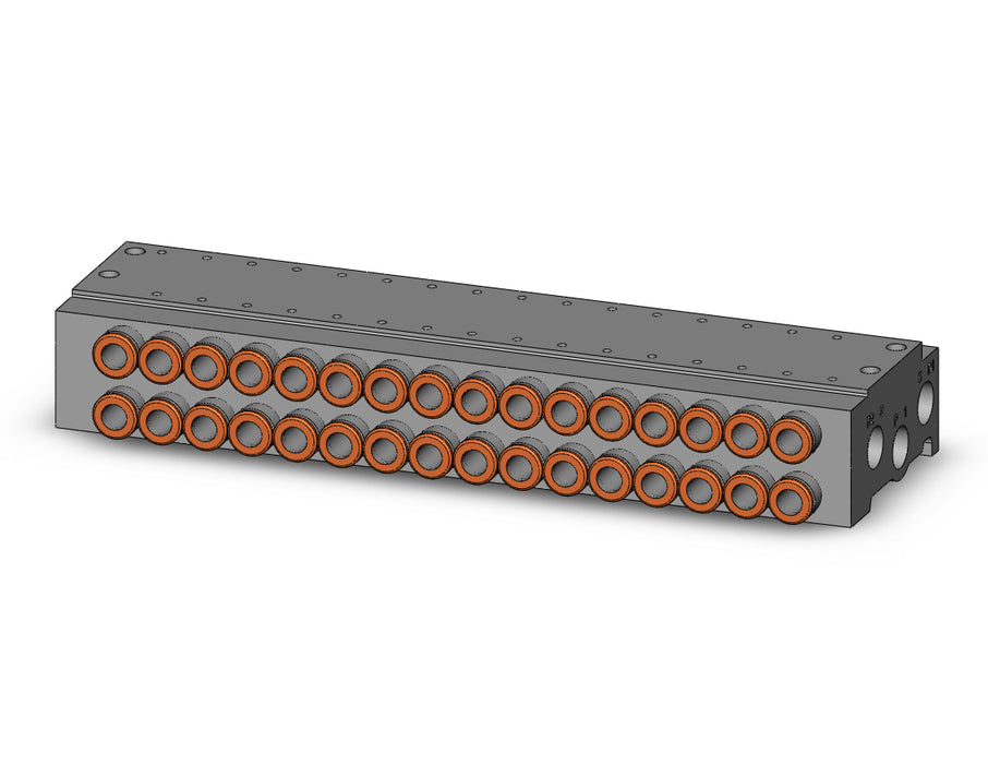 VV5QZ15-16N7TC VQZ1000 Base Mounted Manifold