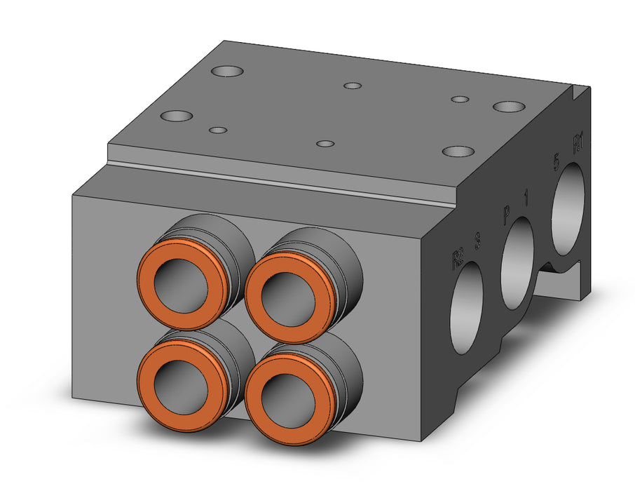 VV5QZ25-02C8C VQZ2000 Base Mounted Manifold