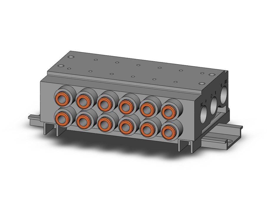 VV5QZ25-06N7TC-D VQZ2000 Base Mounted Manifold