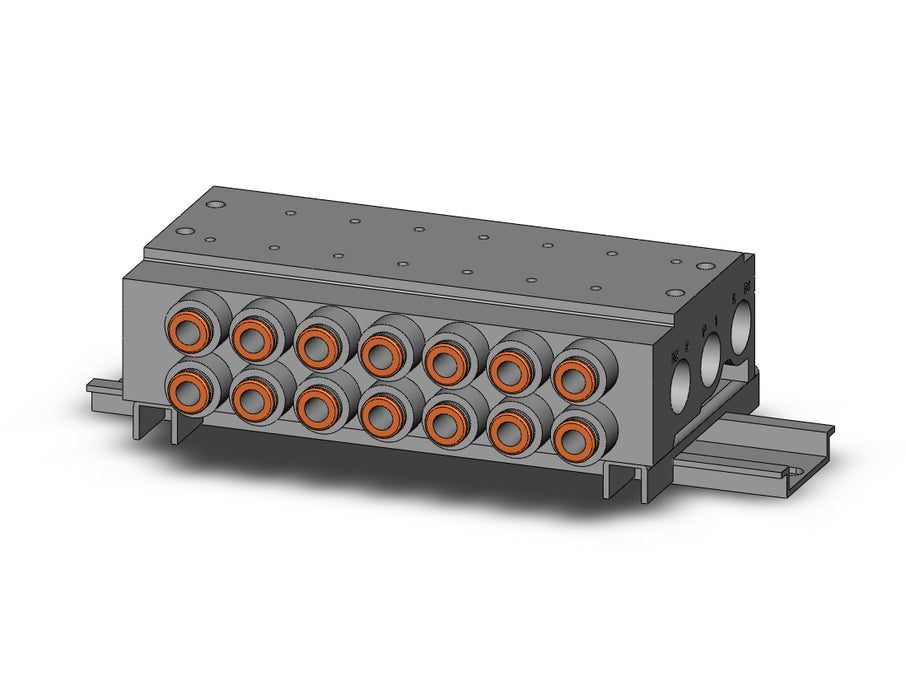 VV5QZ25-07N7TC-D VQZ2000 Base Mounted Manifold