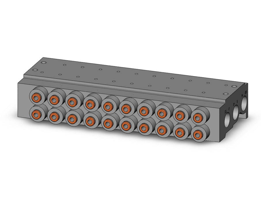 VV5QZ25-10N3TC VQZ2000 Base Mounted Manifold