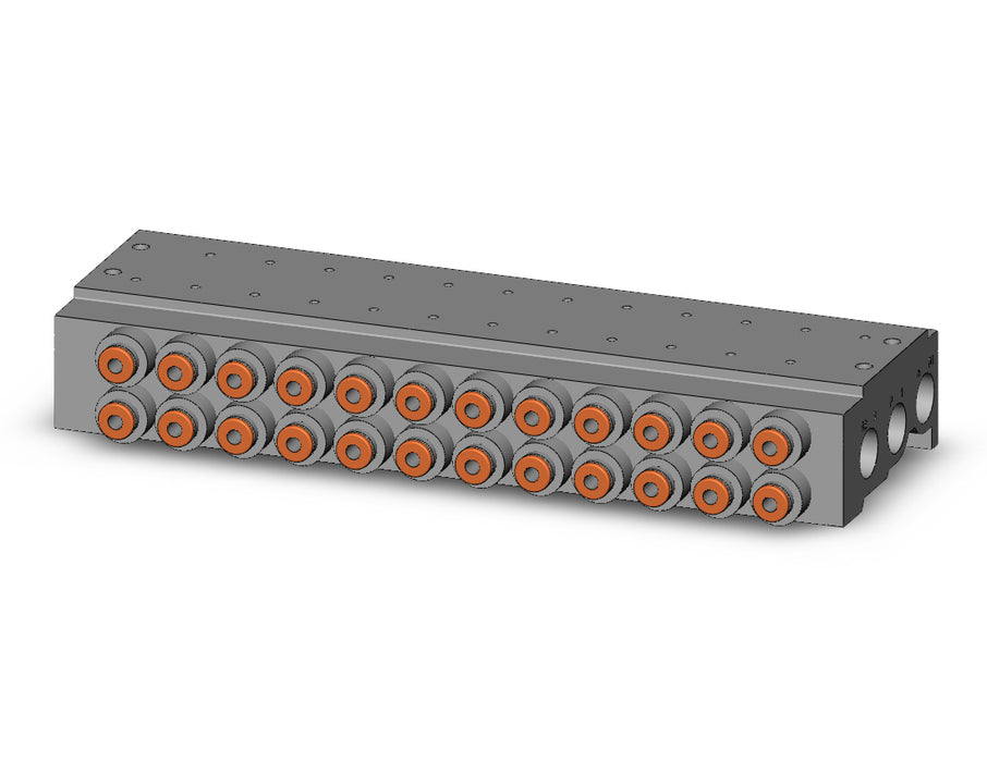 VV5QZ25-12C4C-N VQZ2000 Base Mounted Manifold
