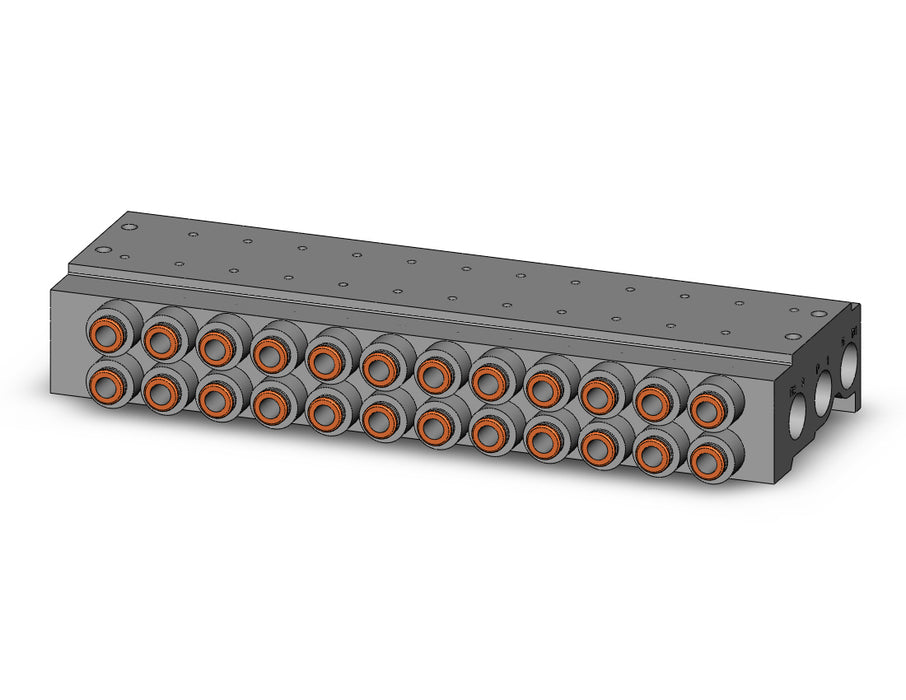 VV5QZ25-12C6C-N VQZ2000 Base Mounted Manifold