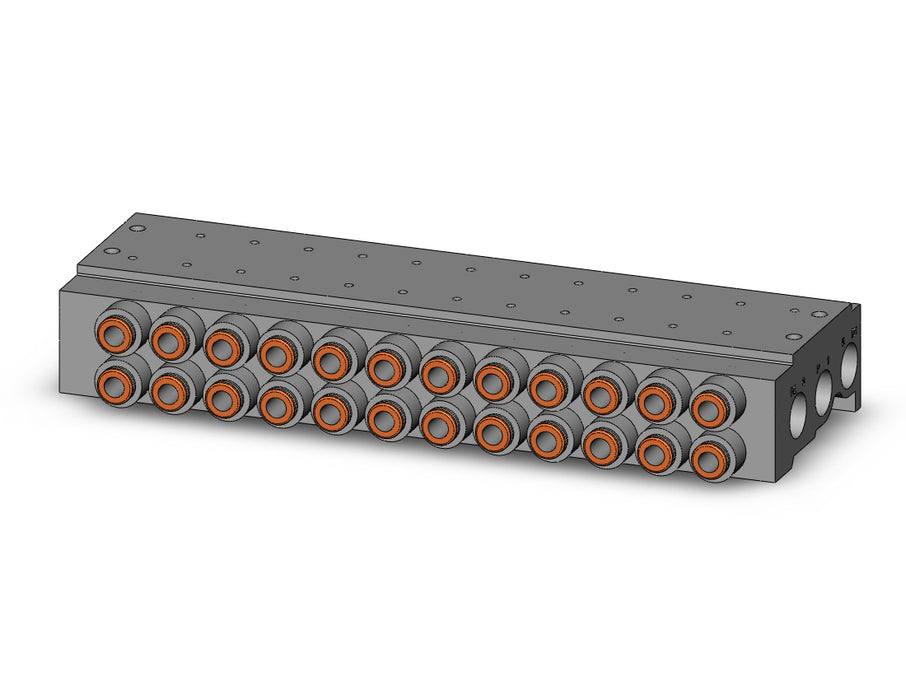VV5QZ25-12N7TC VQZ2000 Base Mounted Manifold