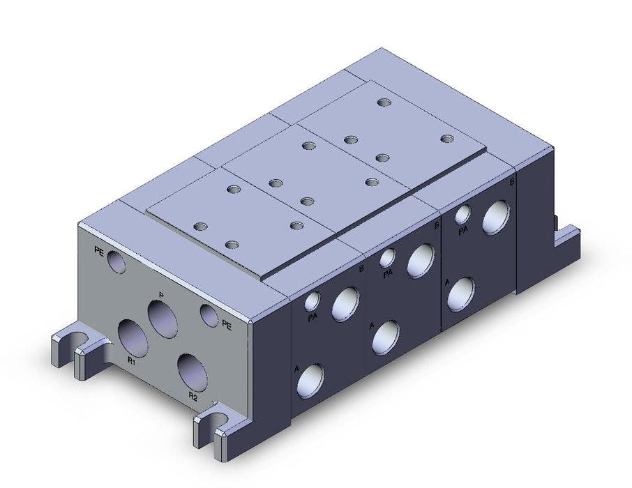 VV713-03RF-03BF ISO Standard Manifold