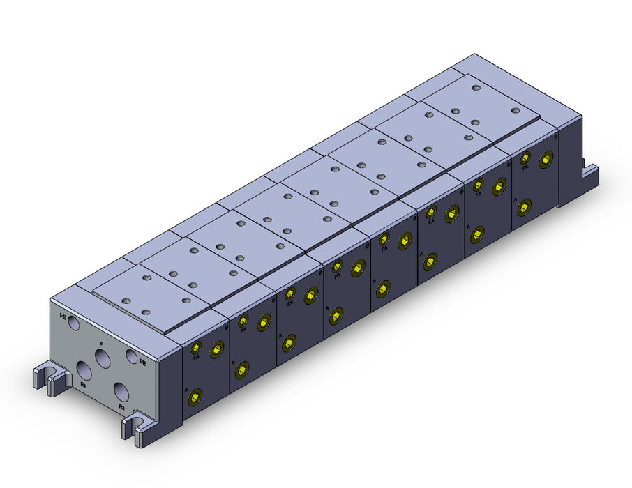 VV718-02L-02B ISO Standard Manifold