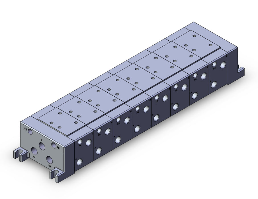 VV718-02R-02B ISO Standard Manifold
