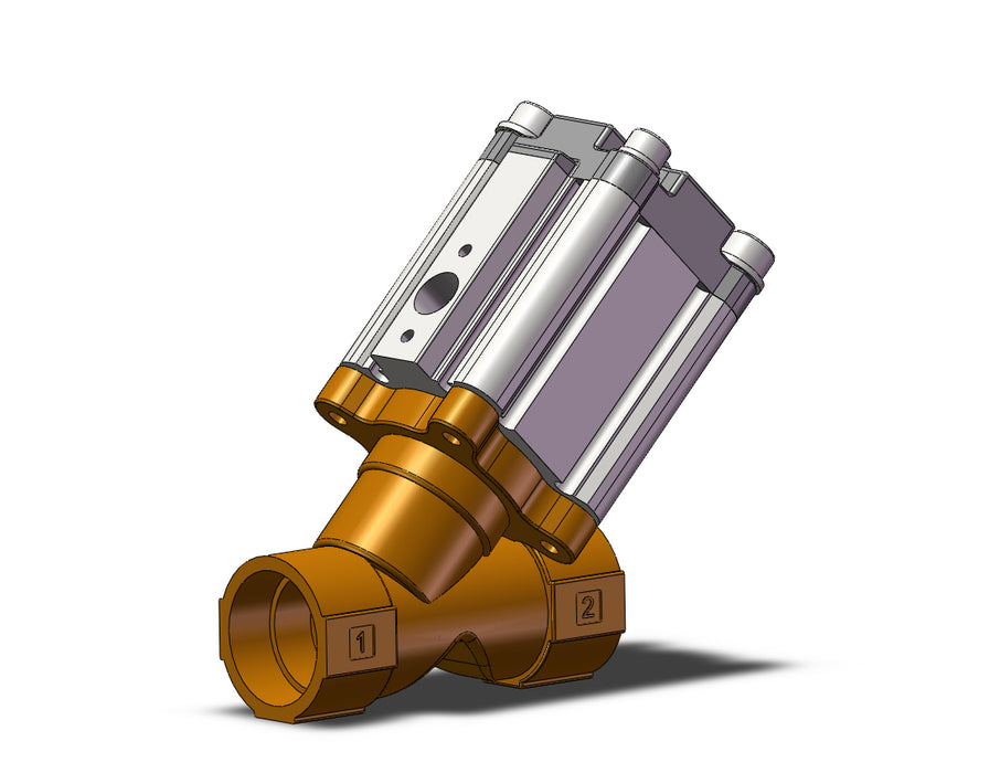 VXB215CBL Angle Seat Valve, Air Operated