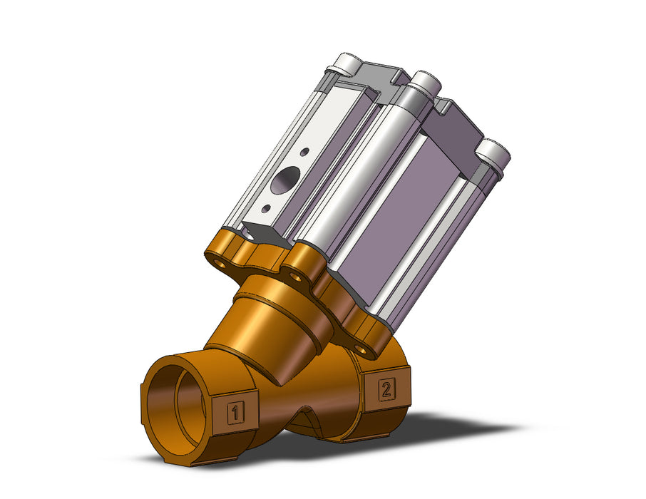 VXB215CHB Angle Seat Valve, Air Operated