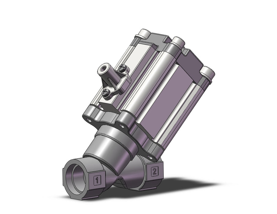 VXB215EBLXA Angle Seat Valve, Air Operated