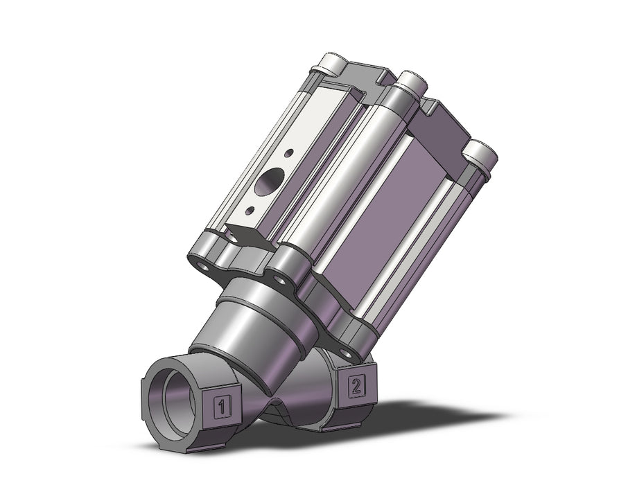 VXB215EHB Angle Seat Valve, Air Operated
