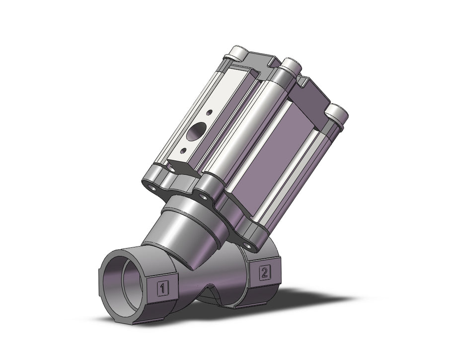 VXB215FBL Angle Seat Valve, Air Operated
