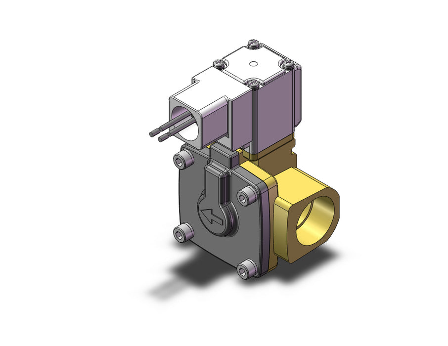 VXD252LUB Pilot Op 2 Port Solenoid Valve (N.C.)