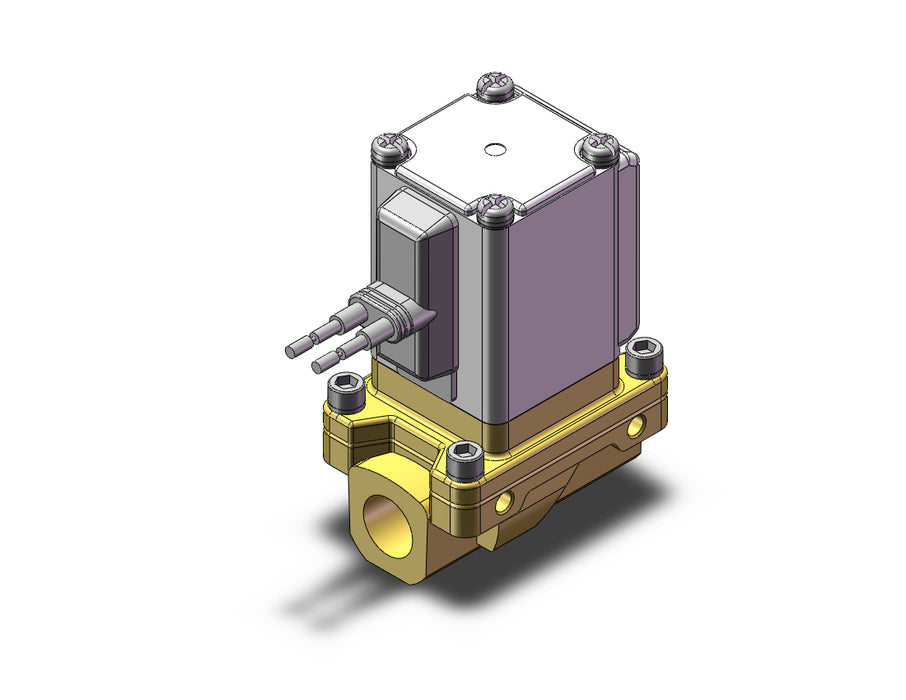 VXZ232AC Pilot Op 2 Port Solenoid Valve, (N.C.)