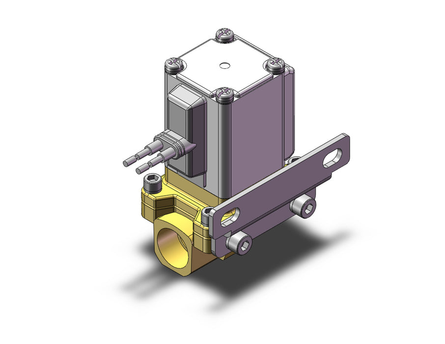 VXZ232BEBXB Pilot Op 2 Port Solenoid Valve, (N.C.)