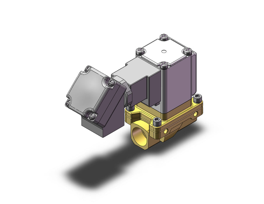 VXZ232BPB Pilot Op 2 Port Solenoid Valve, (N.C.)