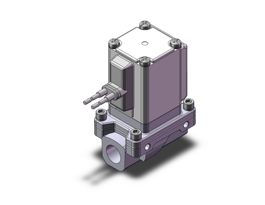 VXZ233CF Pilot Op 2 Port Solenoid Valve, (N.C.)