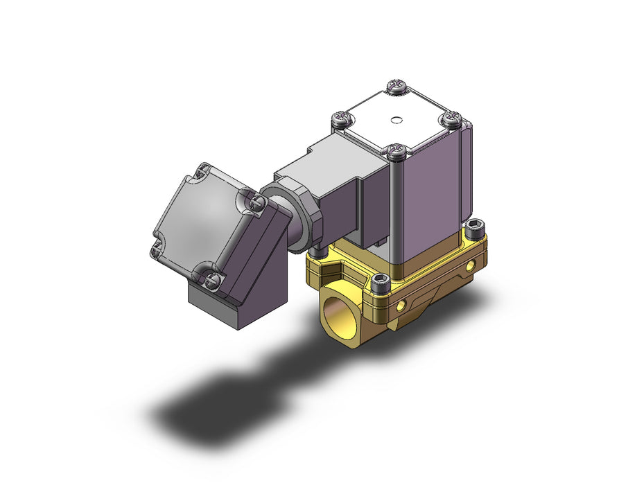 VXZ235BN Pilot Op 2 Port Solenoid Valve, (N.C.)