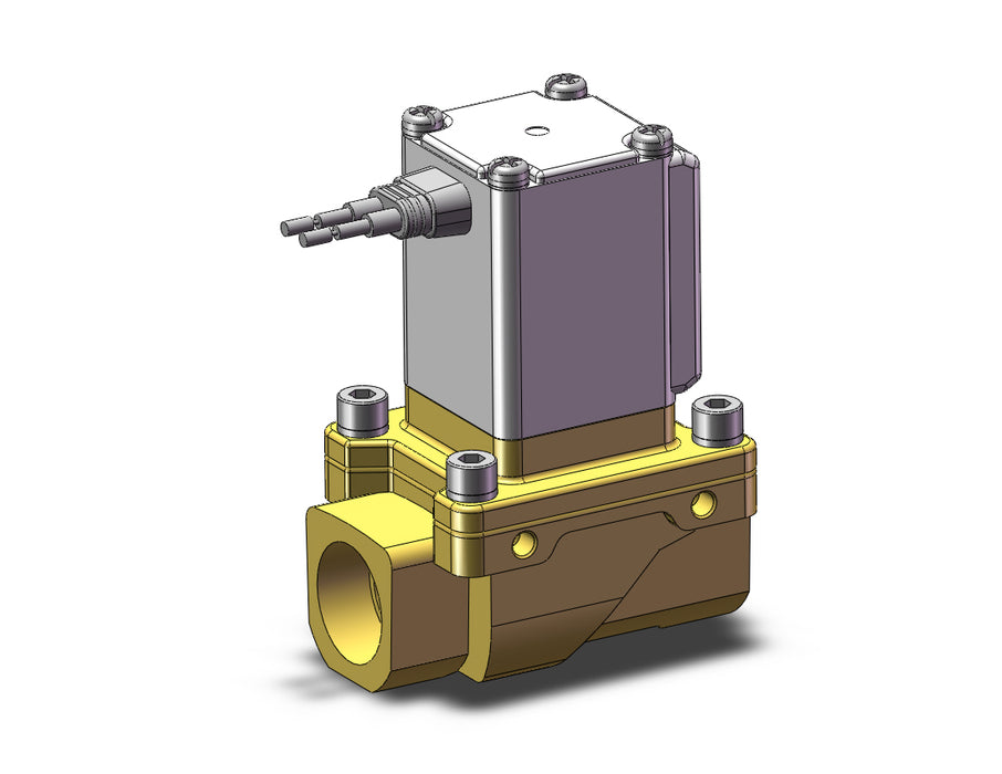 VXZ240FAB Pilot Op 2 Port Solenoid Valve, (N.C.)