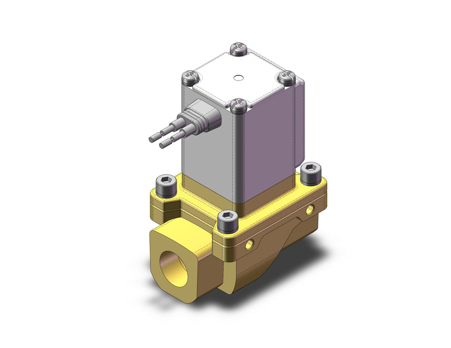VXZ240FA Pilot Op 2 Port Solenoid Valve, (N.C.)