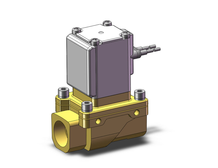 VXZ240FCBXCB Pilot Op 2 Port Solenoid Valve, (N.C.)