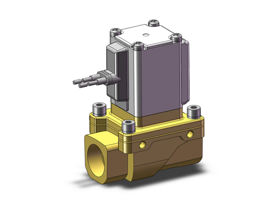 VXZ240FCB Pilot Op 2 Port Solenoid Valve, (N.C.)