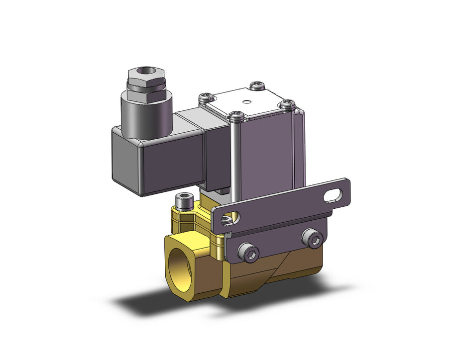 VXZ240FGLXB Pilot Op 2 Port Solenoid Valve, (N.C.)