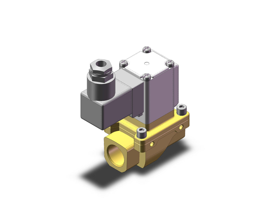 VXZ240FLA Pilot Op 2 Port Solenoid Valve, (N.C.)