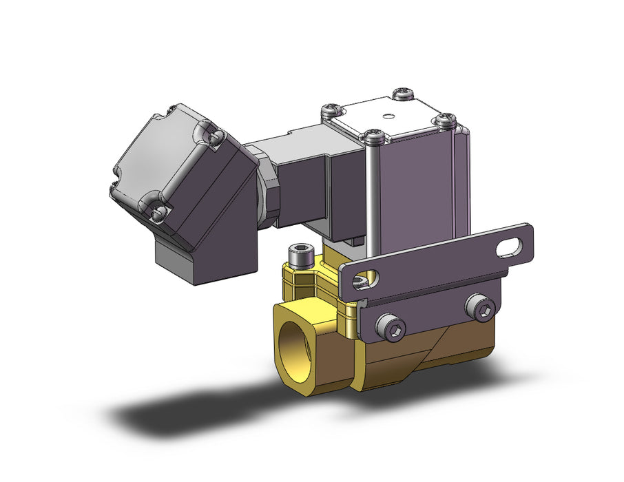 VXZ240FPBXB Pilot Op 2 Port Solenoid Valve, (N.C.)