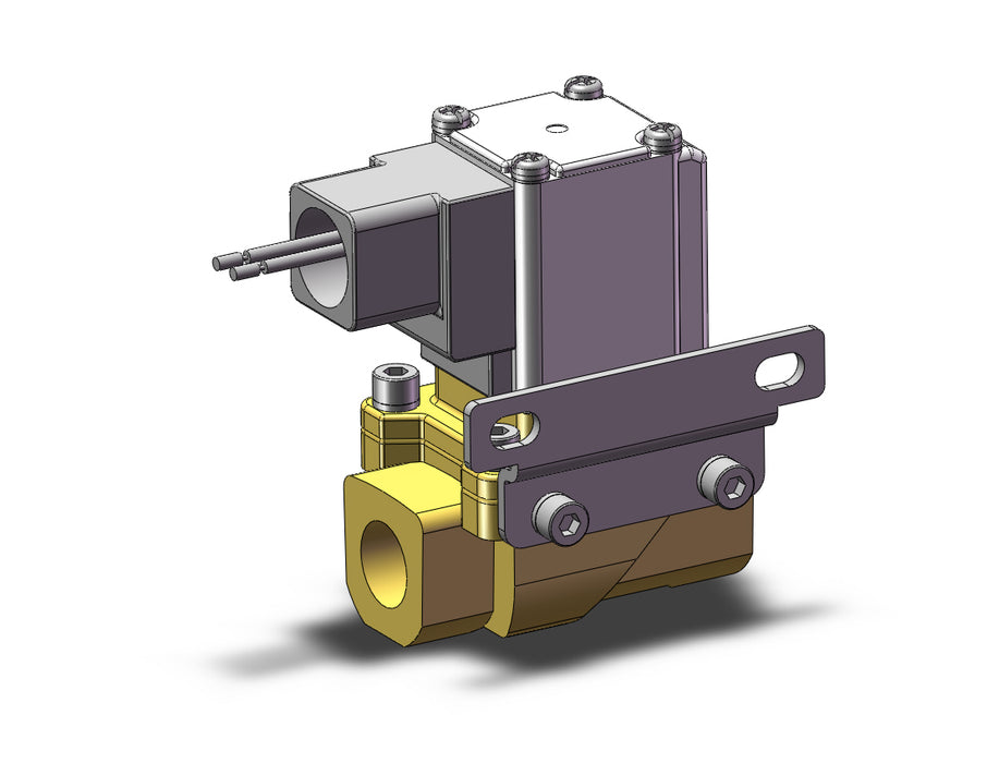 VXZ240FUXB Pilot Op 2 Port Solenoid Valve, (N.C.)