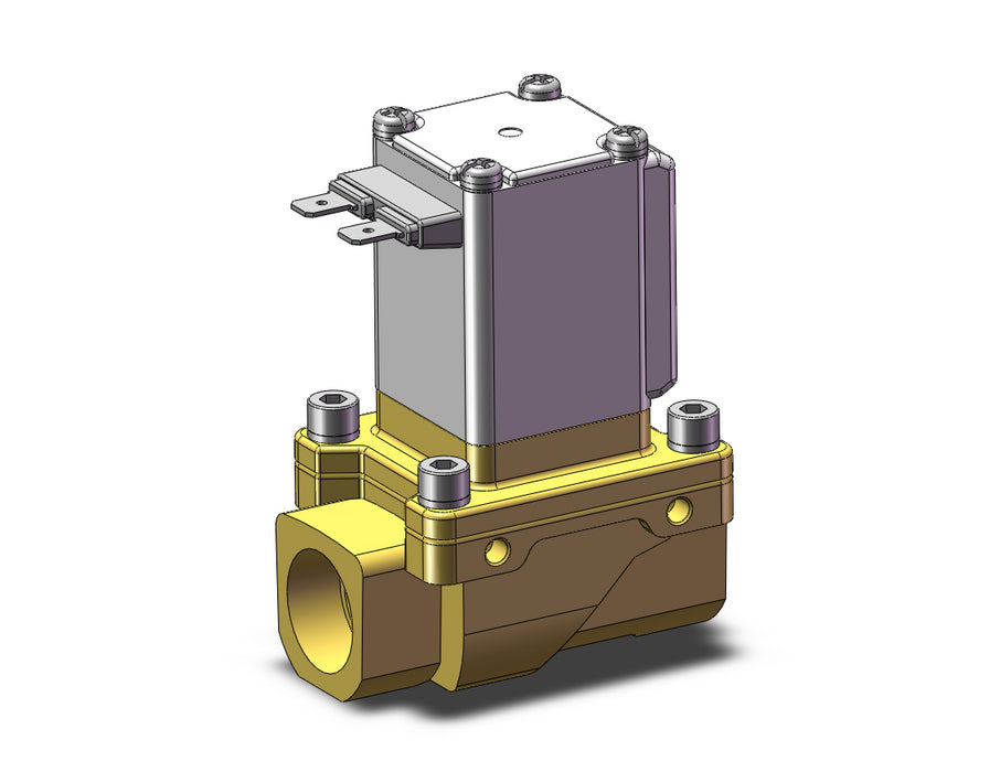 VXZ240FYB Pilot Op 2 Port Solenoid Valve, (N.C.)