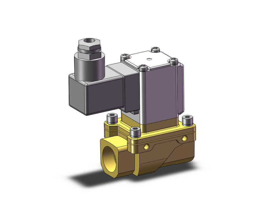 VXZ240FZ3VB Pilot Op 2 Port Solenoid Valve, (N.C.)