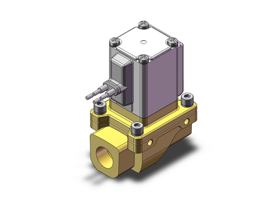 VXZ242FB Pilot Op 2 Port Solenoid Valve, (N.C.)
