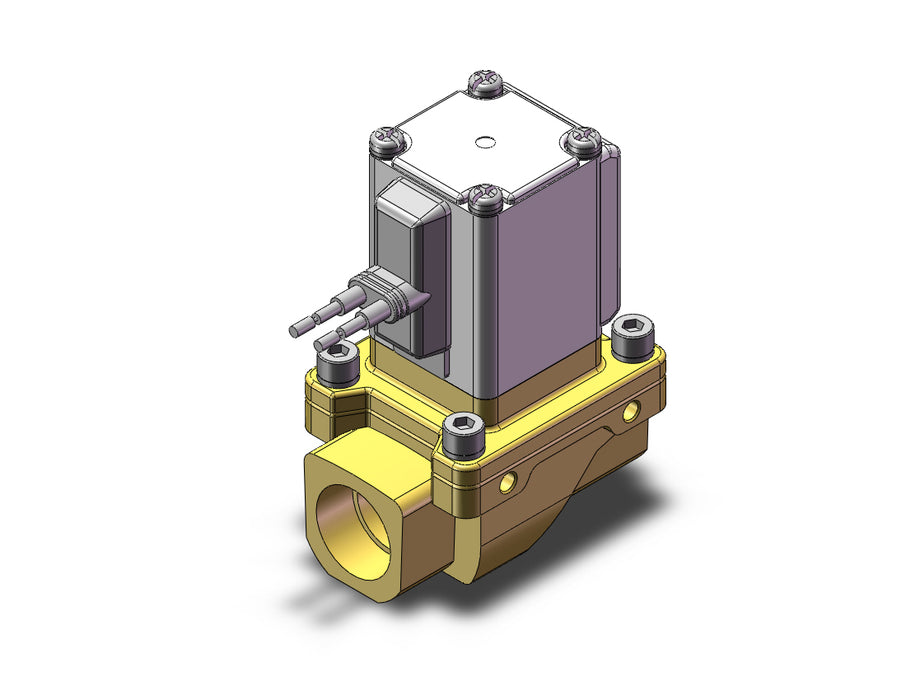 VXZ242FFB Pilot Op 2 Port Solenoid Valve, (N.C.)