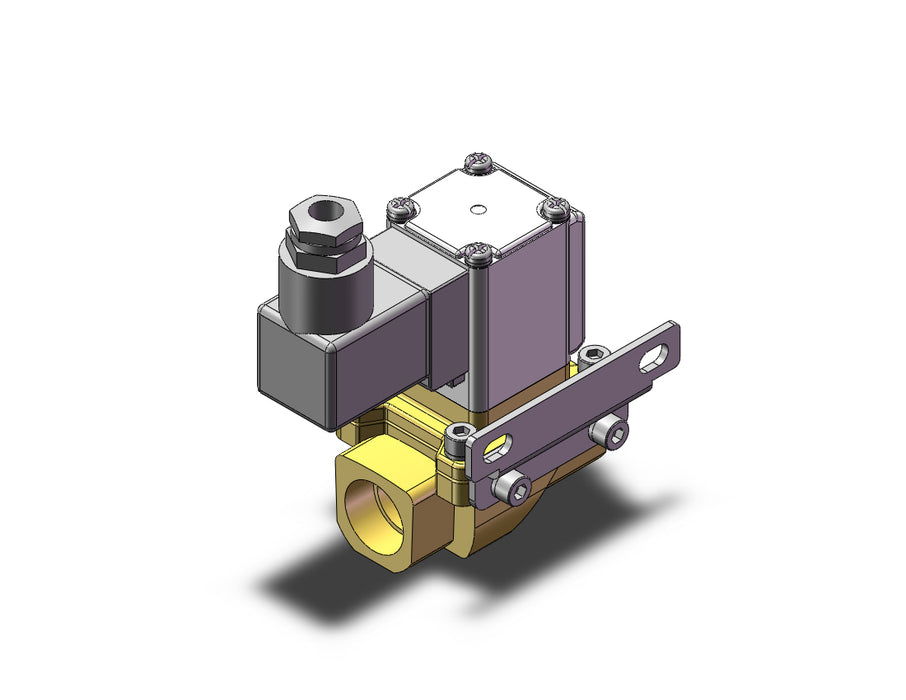 VXZ242FLBXB Pilot Op 2 Port Solenoid Valve, (N.C.)