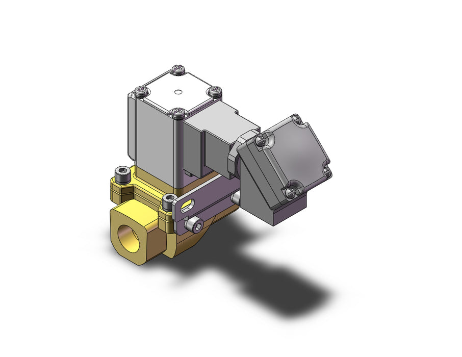 VXZ242FNXBC Pilot Op 2 Port Solenoid Valve, (N.C.)