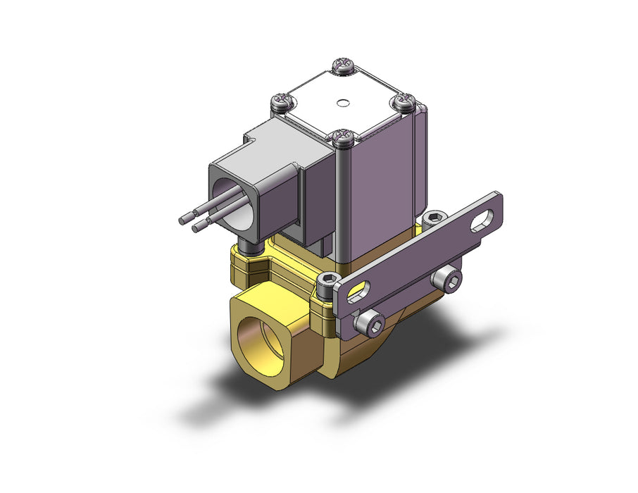 VXZ242FSBXB Pilot Op 2 Port Solenoid Valve, (N.C.)