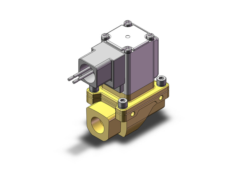 VXZ242FT Pilot Op 2 Port Solenoid Valve, (N.C.)