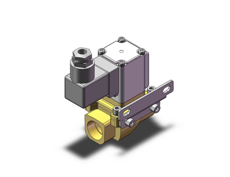 VXZ242FZ2ABXB Pilot Op 2 Port Solenoid Valve, (N.C.)