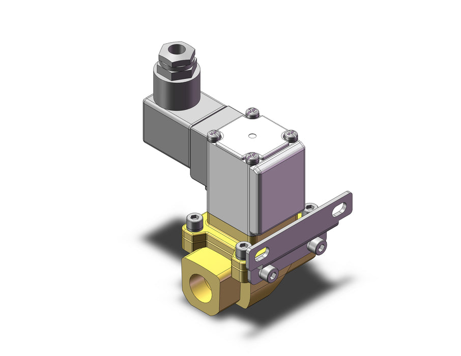 VXZ242FZ2AXBA Pilot Op 2 Port Solenoid Valve, (N.C.)