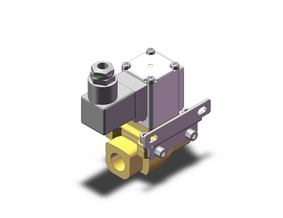 VXZ242FZ2AXB Pilot Op 2 Port Solenoid Valve, (N.C.)
