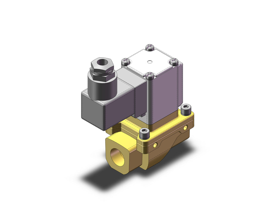 VXZ242FZ2A Pilot Op 2 Port Solenoid Valve, (N.C.)