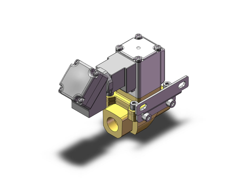 VXZ242FZ2LXB Pilot Op 2 Port Solenoid Valve, (N.C.)