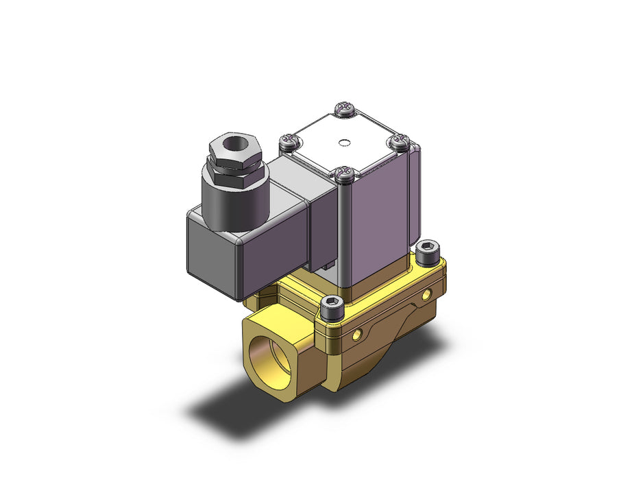 VXZ243FLB Pilot Op 2 Port Solenoid Valve, (N.C.)